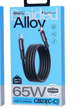REMAX CB23 Fast Charging Cable – Durable Braided High-Speed Data & Power Cord
